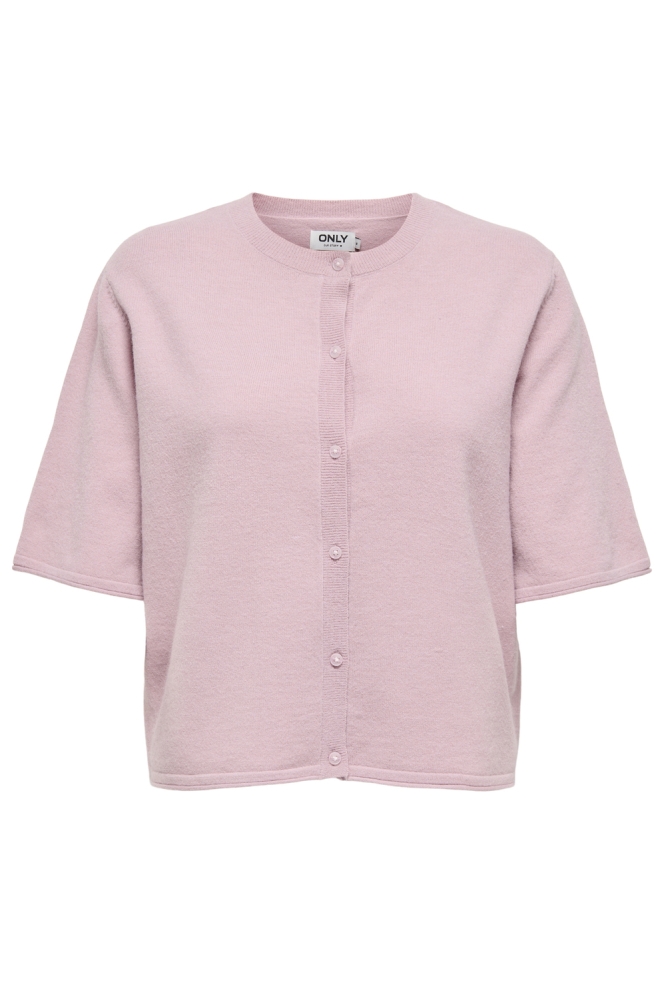 ONLTILDA S/S O-NECK CARDIGAN KNT 15357001 Pale Mauve